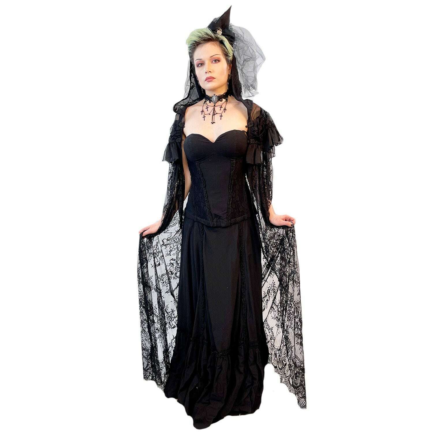 Fantasy Dark Gothic Wicked Witch Adult Costume Buy / Medium