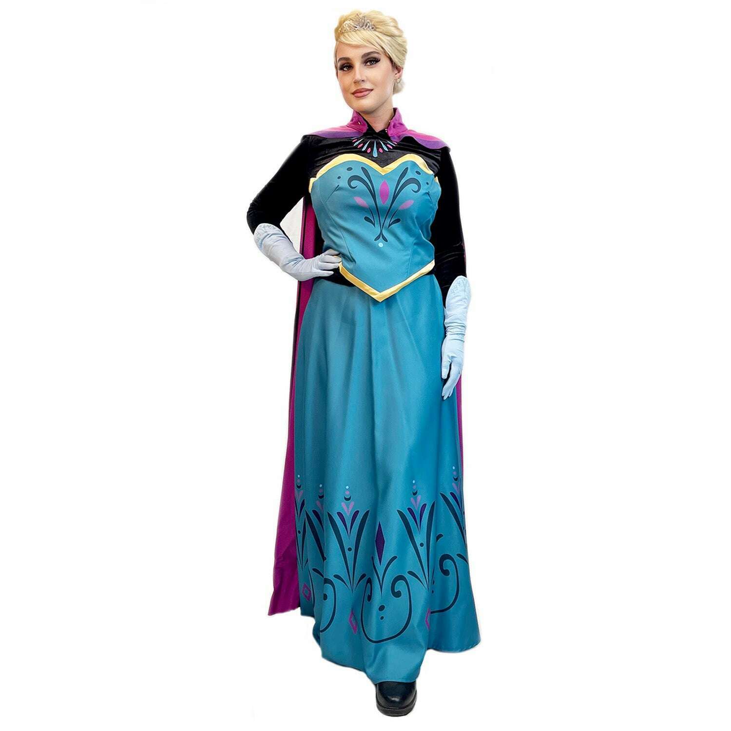 strapless open back dress Frozen Princess Coronation Dress Adult Costume Buy / Medium