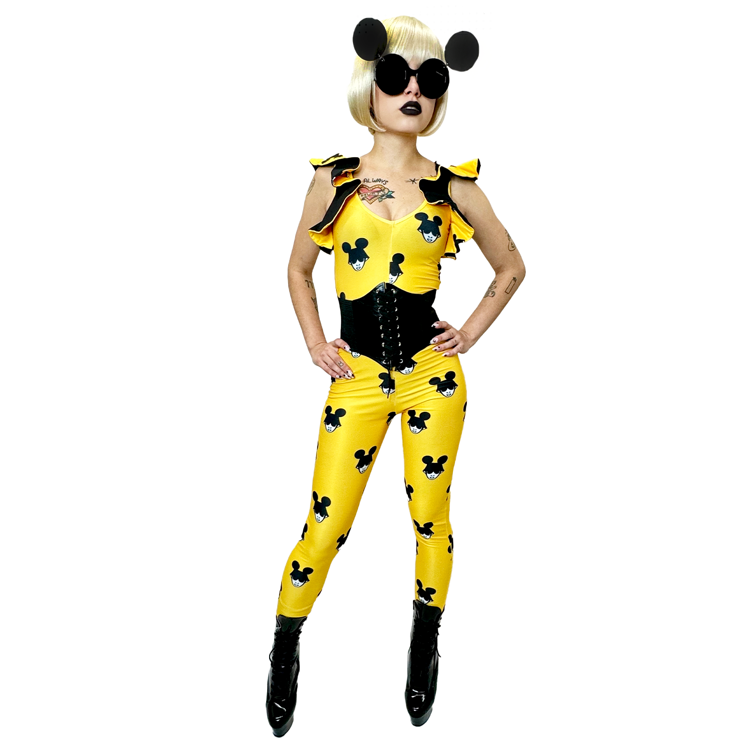 Paparazzi Lady Gaga Inspired Adult Costume Rent / X-Large