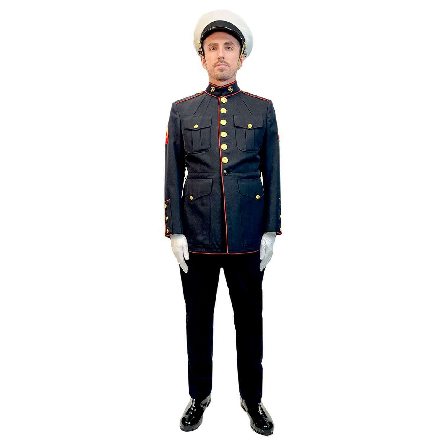 marines dress blues Marine Dress Blues Uniform Adult Costume – AbracadabraNYC