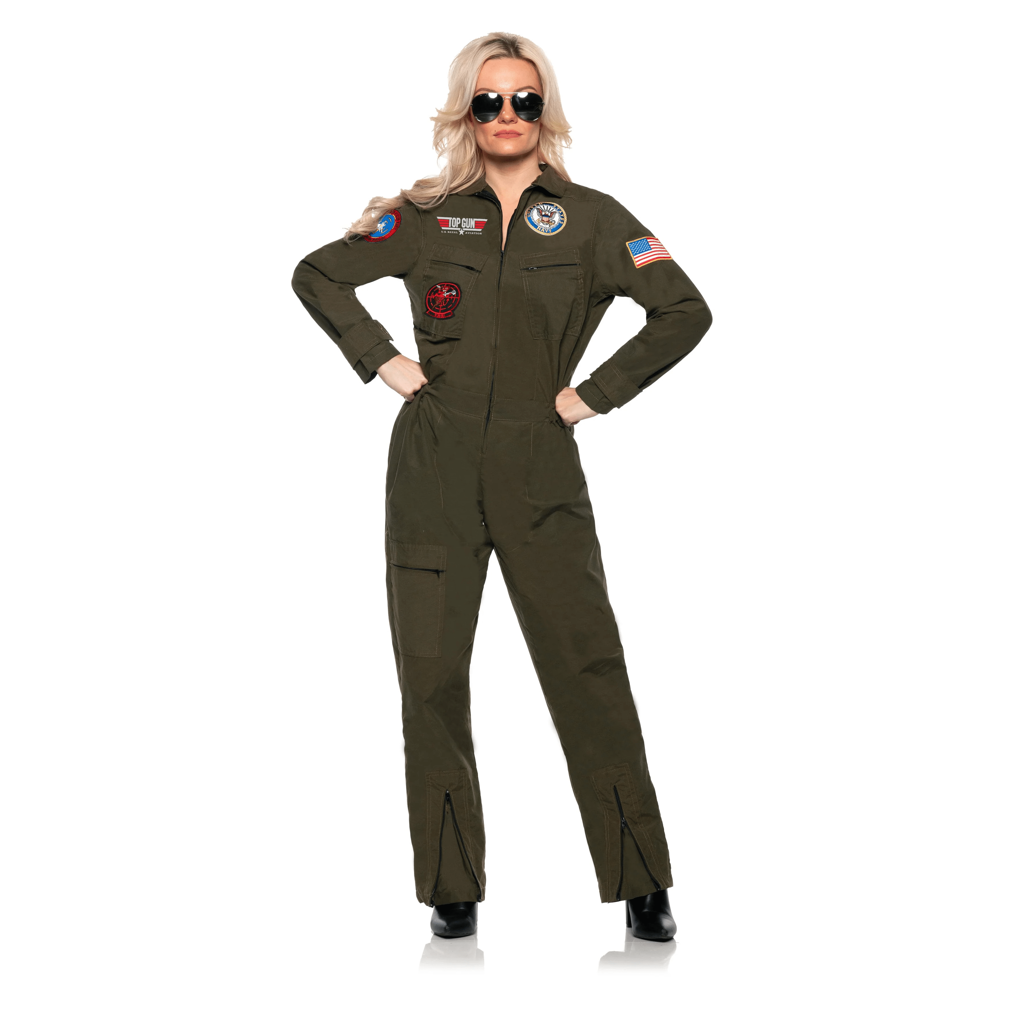 Women's Navy Top Gun Jumpsuit