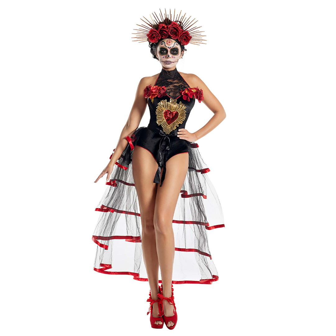 La Muerta Sexy Women's Sugar Skull Costume – AbracadabraNYC