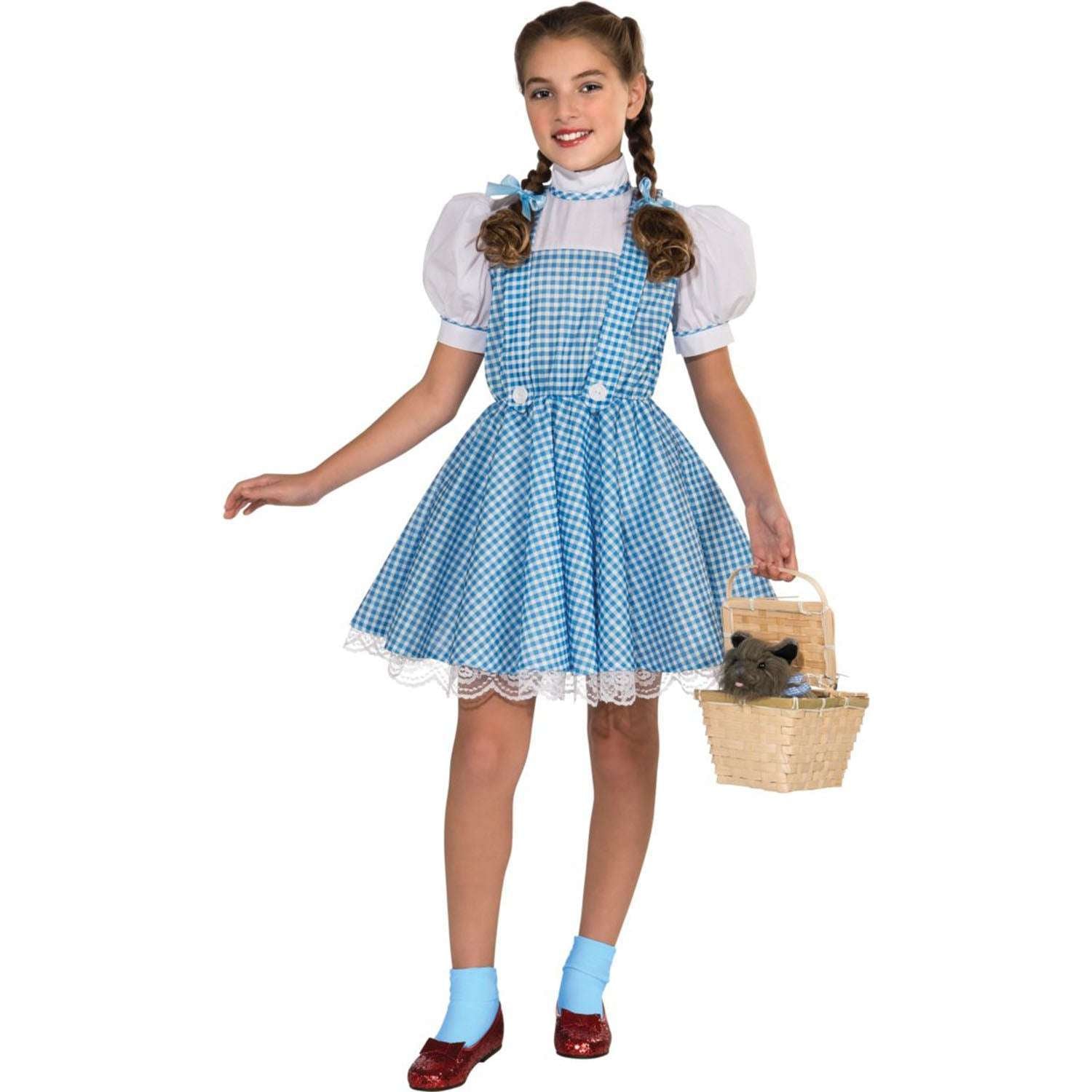 Wizard of Oz Deluxe Dorthy Costume Kids Small, Girl's, Blue